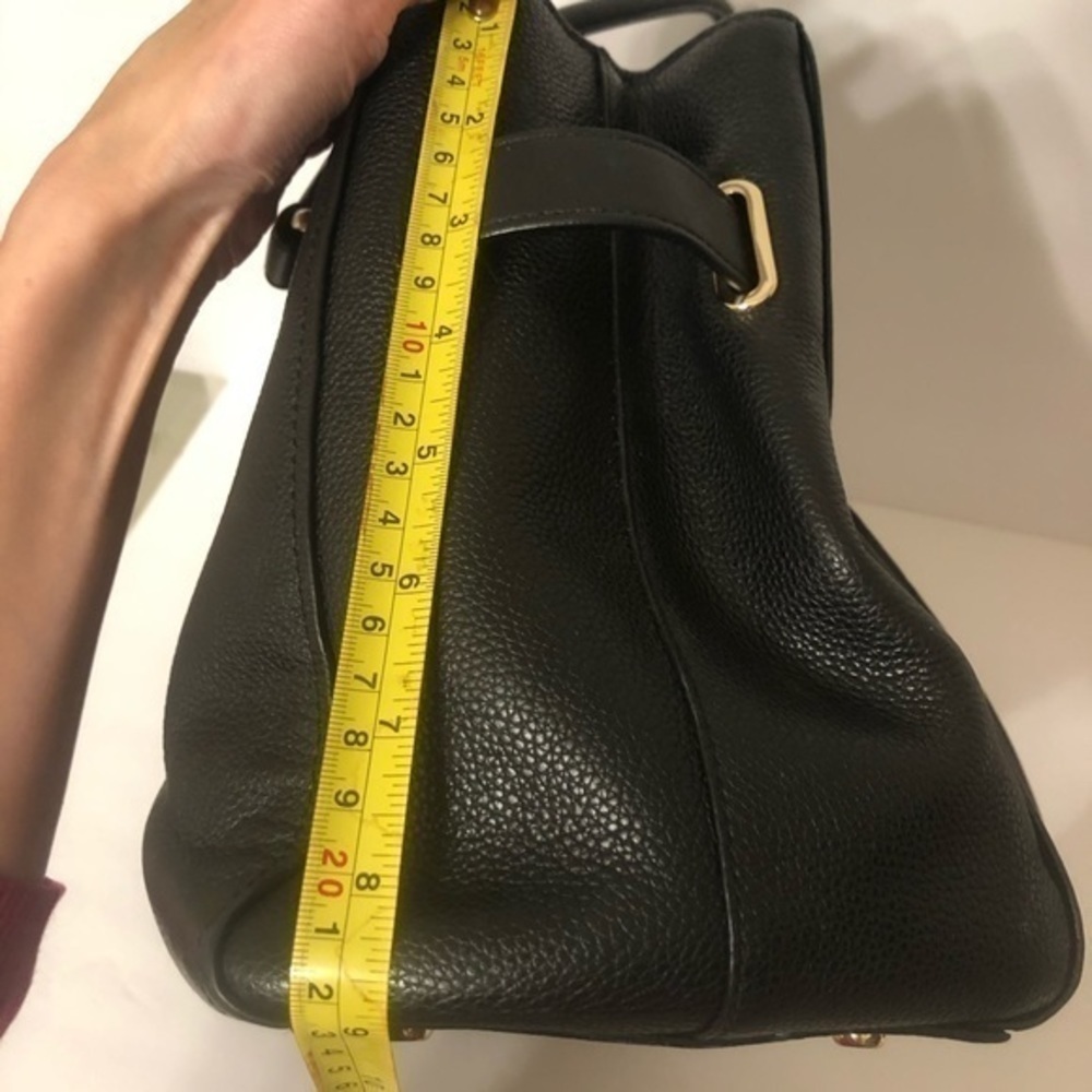 COACH swagger carryall black pebbled leather tote - Picture 16 of 16